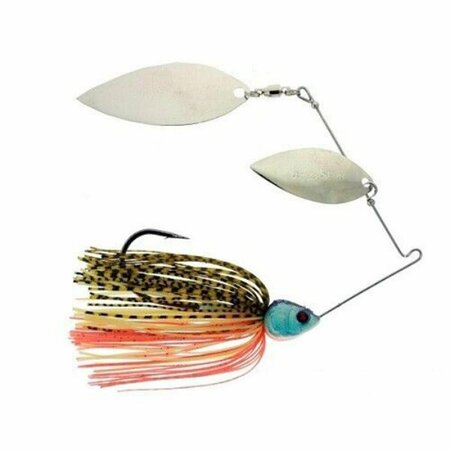 BUFONADAS IM-BG1-2DW-08 0.5 oz Double Willow Ish Monroe Bling Spinnerbait - 08 Blue Gill BU2977245